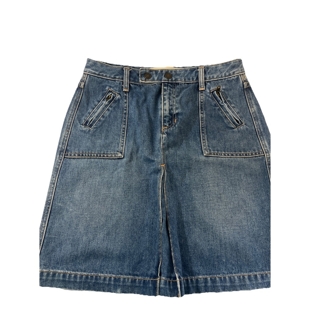 GAP‎ Jeans Womens Size 4 Blue Jean Denim Mini  Skirt Medium Wash